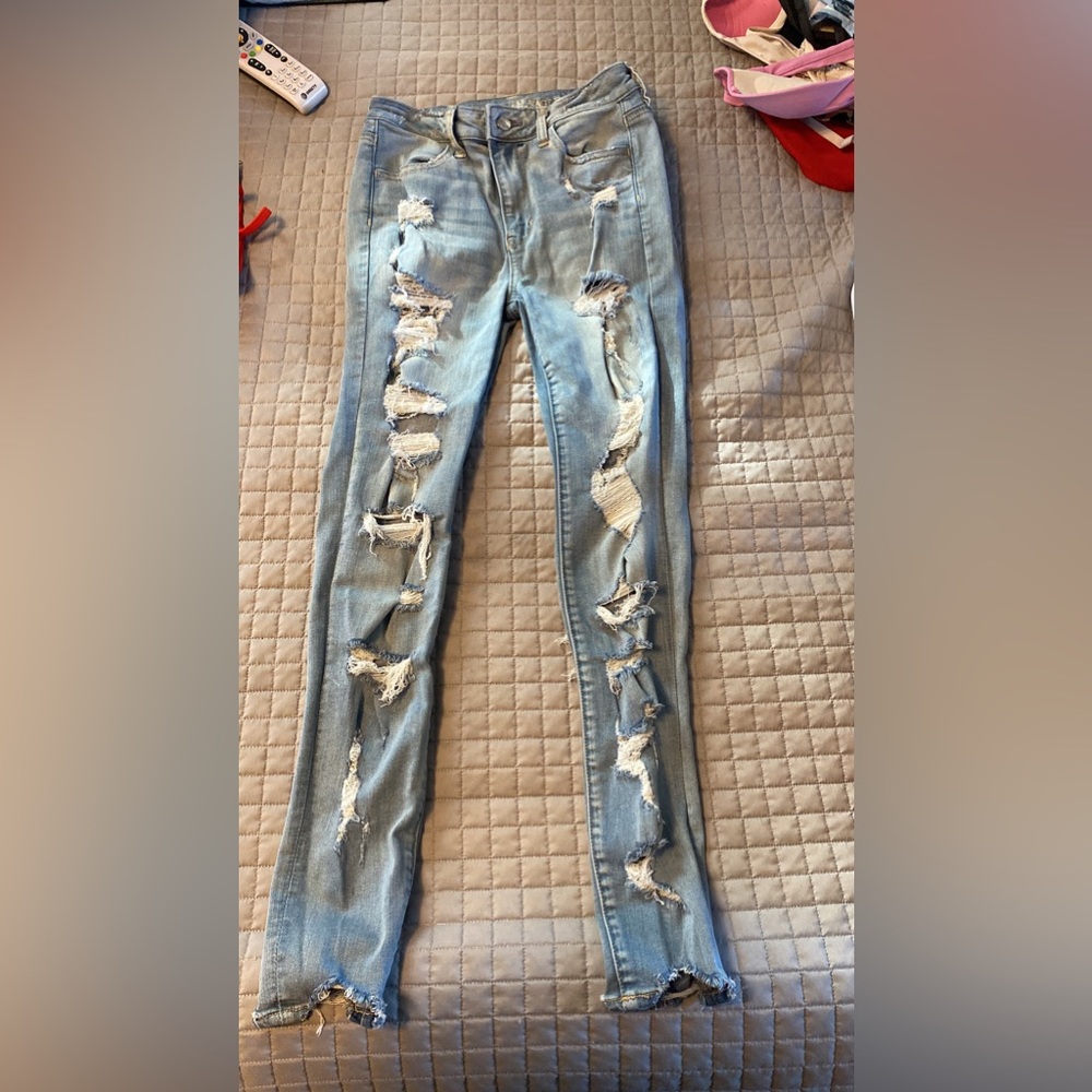 American Eagle jeans.